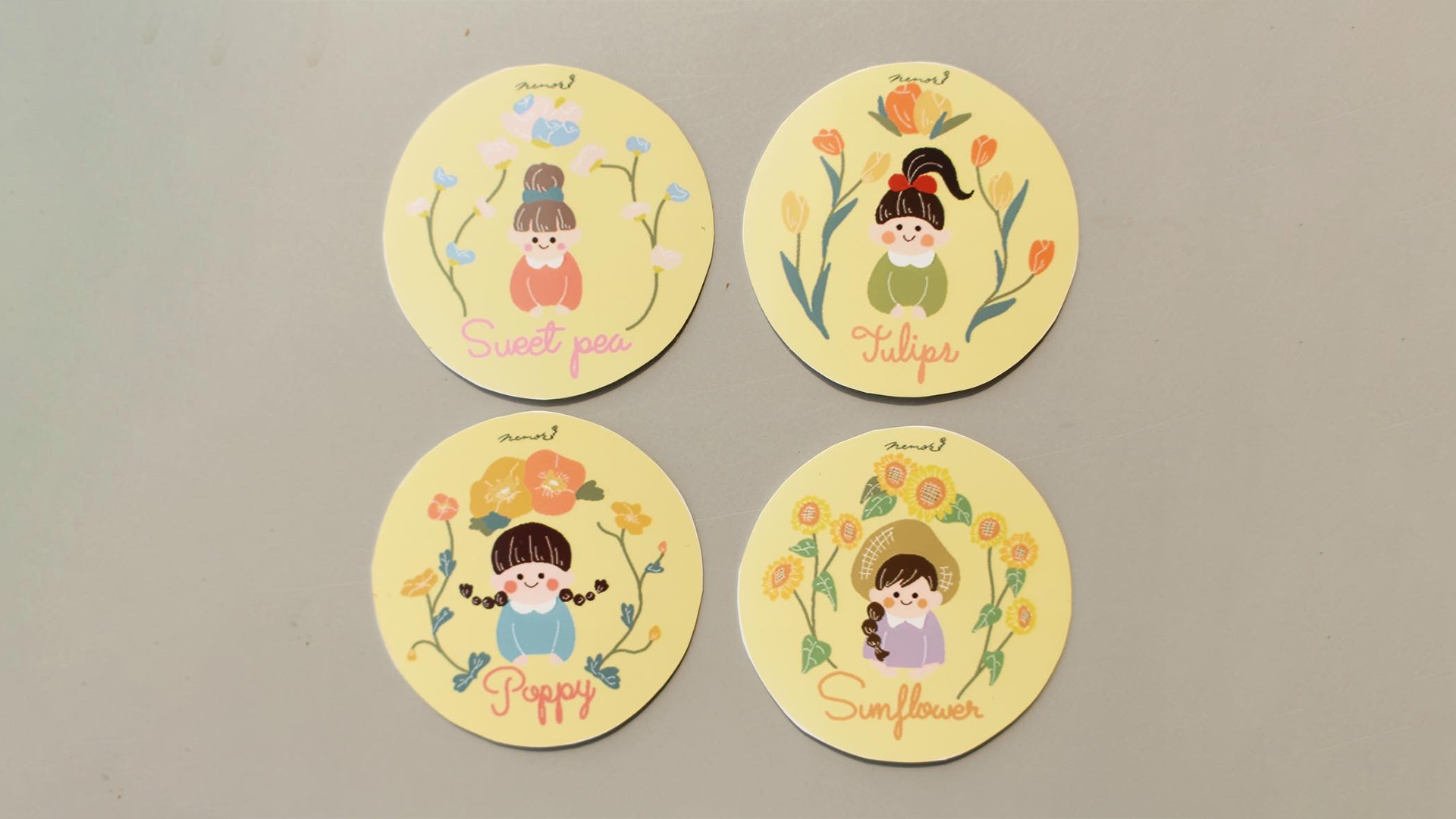 Sサイズステッカー4枚セット│MAKINDO(メイキンド) 